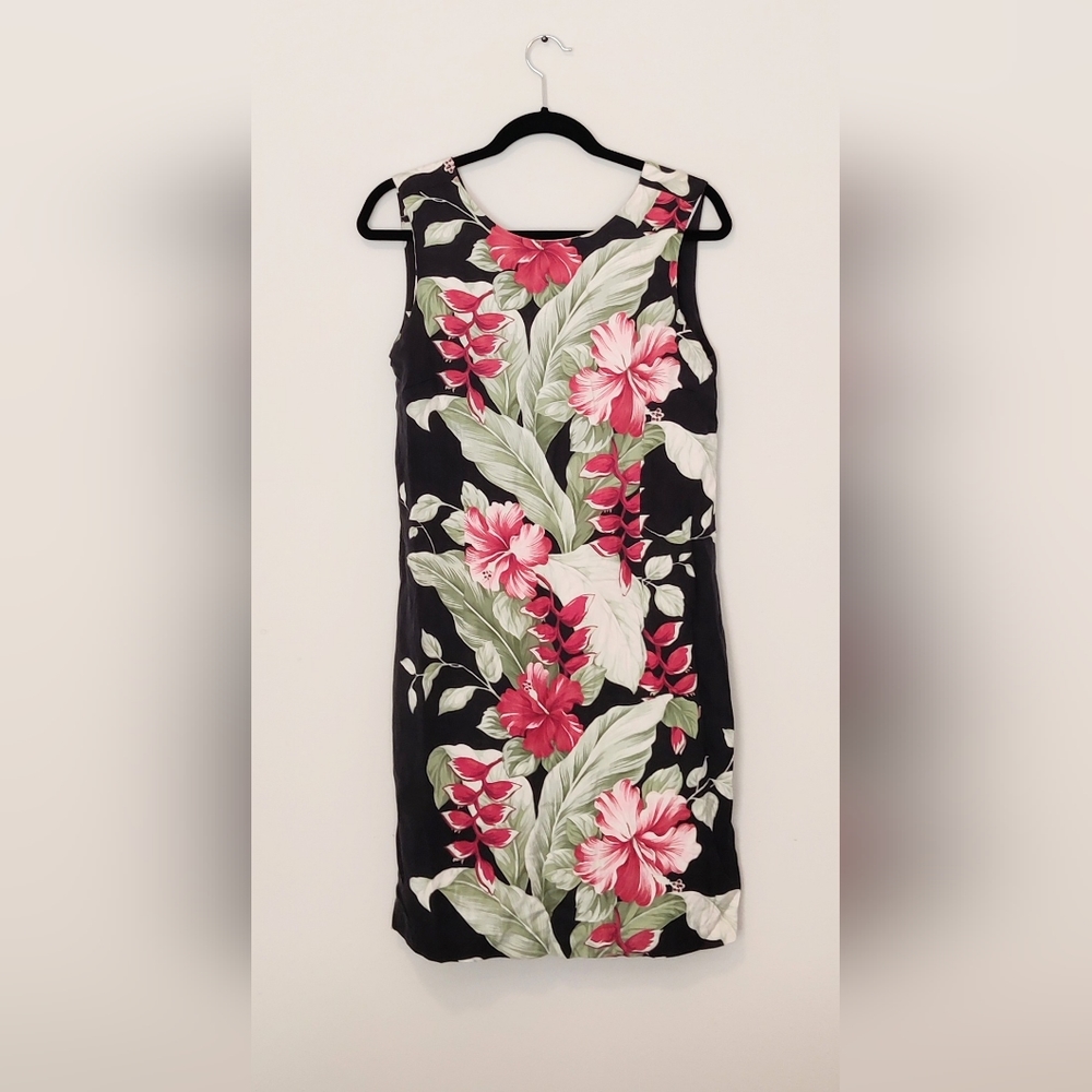 Vintage Tommy Bahama Dress. 100% silk. Worn once. My (weight) loss is your gain.
